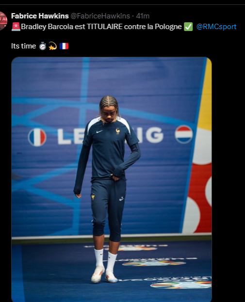 记者：巴科拉和拉比奥将代表法国对阵波兰